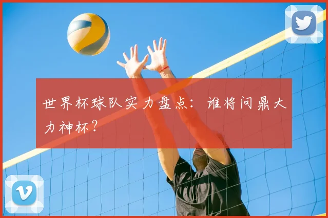 世界杯球队实力盘点:谁将问鼎大力神杯?